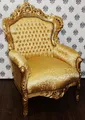 Produktbild: Barock Sessel King Gold Muster / Gold - Möbel Antik Stil
