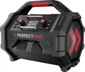 Produktbild: PerfectPro Rocktagon 18v Baustellenradio DAB+, FM Schwarz, Rot
