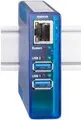 Produktbild: W&T USB-Server Gigabit 53663 2.0 integriert USB-Gerät industrietauglich per TCP/IP-Ethernet - 1 Stück (53663)