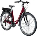 Produktbild: Zündapp Z503 E Bike Damenfahrrad ab 155 cm Pedelec 28 Zoll 7 Gänge weinrot