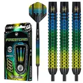Produktbild: WINMAU Firestorm 24 Gramm Profi Wolfram Steeltip Dartpfeile Set mit Flights und Schäfte