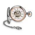 Produktbild: Hermann Jäckle Lindau II Skelett Taschenuhr Handaufzug Kette & Reiseetui 50 mm