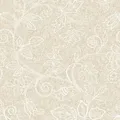 Produktbild: Mank Serviette Airlaid Darlyn in Hellbraun, 40 x 40 cm, 50 Stück - Blumenranken Ornamente