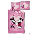 Produktbild: Disney Minnie Mickey Maus Kinder Bettwäsche 2tlg Set 135/140x200 Garnitur Bezug