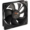 Produktbild: Inter-Tech F-120-S 120x120x25mm, Gehäuselüfter, schwarz