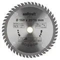 Produktbild: wolfcraft 6630000, Handkreissägeblatt HM, Serie orange, 48 Zähne, ø160x20/16