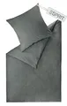 Produktbild: Esprit Home Premium Bettwäsche 135x200 Baumwolle Anthrazit 2tlg - Bettwäsche-Sets 2teilig bestehend aus 1 Bettwäschebezug 135x200cm - inkl. 1 Kopfkissenbezug 80x80cm - Öko-Tex Zertifiziert