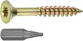 Produktbild: Universalschrauben 5x60mm 240 Stk Senkkopf TX Teilgewinde Gelb Connex