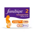 Produktbild: Femibion® 2 Schwangerschaft Nahrungsergänzung, SSW 13-40, Folsäure