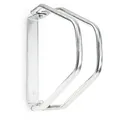 Produktbild: Relaxdays Fahrradständer zur Wandmontage, Wandhalterung für 1 Fahrrad, Verzinkt, Verstellbar, HBT: 32,5 x 9 x 28,5 cm, silber