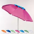 Produktbild: Strandschirm Sonnenschirm 200 cm Alu Windfest uv Schutz Corsica - Pink