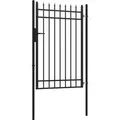 Produktbild: Outsunny Gartentor Verzinkter Stahl Schwarz 107L x 0,12B x 204H cm