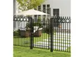 Produktbild: Outsunny Gartentor Gartentür mit Schloss, Türklinke, Schlüssel, (Zauntür, Zauntor), für Garten, 107 x 204 cm, Schwarz