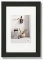 Produktbild: walther design Bilderrahmen schwarz 60 x 90 cm mit Passepartout, Home Holzrahmen HO090B