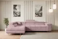 Produktbild: ALTDECOR Ecksofa mit Schlaffunktion und Bettkasten GUSA-L - 272x202x107 cm Rosa - Corner Sofa Bett Eckcouch Couch L-Form Schlafcouch Ausziehbar Wohnlandschaft Schlafsofa Cauchsofa
