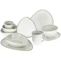 Produktbild: Creatable Kombiservice, Weiß, Keramik, 10-teilig, 300 ml,400 ml, Essen & Trinken, Geschirr, Geschirr-Sets, Kombiservice