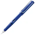 Produktbild: LAMY safari moderner Füllhalter 014 aus robustem Kunststoff in blau mit ergonomi