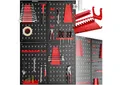 Produktbild: tectake Lochwand Werkzeuglochwand, (4-tlg), vierteilig