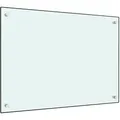 Produktbild: vidaXL Küchenrückwand Weiß 70x50 cm Hartglas