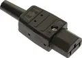Produktbild: AS Schwabe 62081 Kaltgeräte-Steckverbinder Stecker, gerade Gesamtpolzahl: 2 10A Schwarz 1St.