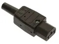 Produktbild: Kaltgeräte Kupplung Buchse IEC 320  AC 250V/10A Netzstecker / Kupplung