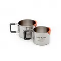 Produktbild: Kelly Kettle - Camping Cups Set - Becher Gr 350 ml & 500 ml grau