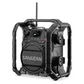 Produktbild: SANGEAN Radio DAB+/FM/RDS BT AuxIn USB 2Weckz. Sleept. IP65 Akku sw - Schwarz
