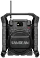 Produktbild: Sangean U-4X Baustellenradio DAB+, UKW Bluetooth, USB, AUX, NFC wiederaufladbar, wasserdicht, stoßfest, staubdicht, NFC