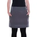 Produktbild: Vishes A-Linien-Rock Thermorock warmer Damen Winterrock kurz Taschenrock aus ECO-Fleece Hippie, Retro, Style, Alternative Bekleidung grau 42