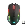 Produktbild: Redragon M612 PRO RGB Gaming Maus 8000 DPI Kabelgebundene/Kabellose Maus mit 9 Programmierbaren Tasten & 6 Hintergrundbeleuchtungsmodi BT & 2.4G Drahtlose Softwareunterstützung