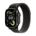 Produktbild: Apple Watch Ultra 3 Titanium Cellular 49mm Schwarz (Trail Loop schwarz/kohlegrau) S/M (MF1D4QF/A)