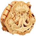 Produktbild: ESC WELT Blackbeard's Compass Puzzle Box - Escape Room in a Box - Denksportaufgabe - 3D Fluchtspiel Spardose - Geschenkbox Rätselspiel - Puzzle Box für Kinder und Erwachsene - Geschenkbox Puzzle Spiel