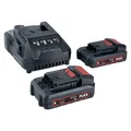 Produktbild: FLEX Akku-Basis-Set P-Set 22 Q, 18 Volt - 2 Akkus 2,5 Ah + Ladegerät CA 18.0-LD