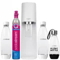 Produktbild: NEU Sodastream Wassersprudler Terra Weiß mit 3 Flaschen QuickConnect Zylinder