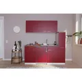 Produktbild: Respekta Küchenblock Singleküchen, Rot, Kunststoff, 1,1 Schubladen, seitenverkehrt montierbar, nur wie online abgebildet bestellbar, 180 cm, Made in Germany, links aufbaubar, rechts aufbaubar, Küchen, Küchenzeilen & Küchenblöcke, Küchenzeilen mit Geräten