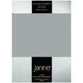 Produktbild: Janine Jersey Elastic Spannbetttuch 90x190 cm - 100x220 cm | platin - grau