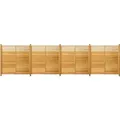 Produktbild: HOME DELUXE - Holzzaun SOMA - Fichtenholz, 4x Element + 5x Pfosten - Breite: ca. 760 cm, inkl. Zubehör I Blickschutz Windschutz Sonnenschutz - Braun