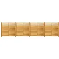 Produktbild: Home Deluxe Holz-Sichtschutzzaun Soma 4 Elemente und 5 Pfosten Natur