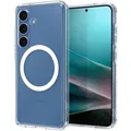 Produktbild: Samsung Galaxy S25 Plus Hülle MagSafe - Kunststoff - Spigen Hard Case/Backcover - Handyhülle Transparent - Shockproof/Stoßfest