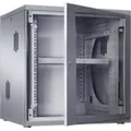 Produktbild: Rittal Netzwerkgehäuse St 600mm Flatbox 12he Vo 482,6mm(19) Ip00 Pulverbesch M.festrahm Dk7507.120