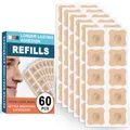 Produktbild: Magnetische Nasenpflaster Nachfüllpackung, 60 Stück Anti-Schnarch Nasenpflaster Magnet, Nasenpflaster Gegen Schnarchen, Nasen Magnet Atmen, Breathing Besser Atmen Durch Nase Magneten Magnetisc