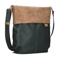 Produktbild: Zwei Damen Umhängetasche Olli OT12 Crossbody-Bag 7 Liter strapazierfähige & wasserabweisende Schultertasche, hochwertige Qualität, Schlüsselring, zusätzlicher Schultergurt, Geheimfach (pine)