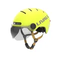 Produktbild: LIVAL L23_Smarter City-Helm mit Visier in gelb_L_58-62 cm