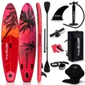 Produktbild: SUP Board 320cm Aufblasbar Paddel bis 150kg Komplettset Surfboard THUNDER® ISLE