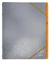 Produktbild: Leitz Urban Chic Ordnungsmappe für bis zu 200 Blatt, 6 Fächer mit Taben zur Ordnung des Inhalts, Gummibandverschluss, Grau, A4 Format, 39490088