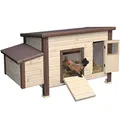 Produktbild: Kerbl Thermo Hühnerstall No frost (Stall beheizbar, Maße 146x74x82 cm, inkl. Trafo für Stromversorgung, doppelwandige Bauweise mit Isolierung, Wandstärke 3,5 cm, inkl. Legenest + Sitzstangen) 82844