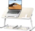 Produktbild: Tisch, laptoptisch, Laptop Ständer,Frühstückstablett, 5 Höhen, 4 Winkel, Stab...