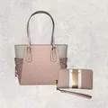 Produktbild: Michael Kors MK Tasche Shopper Portemonnaie Jet Set Travel Voyager Rosa Rose NEU