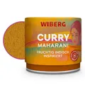 Produktbild: WIBERG Curry Maharani – Fruchtig indisch inspirierte Kräuter- und Gewürzmischung mit Kurkuma und Zimt – Ideal für mildes Curry, Suppen und Gemüse, 65 g
