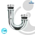 Produktbild: tecuro Siphonbogen Ø 32 mm, komplett mit Verschraubungungen 1 1/4 Zoll